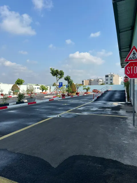 Sân sa hình tập đúng bài thi